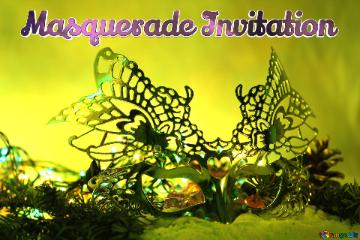 Masquerade Invitation 