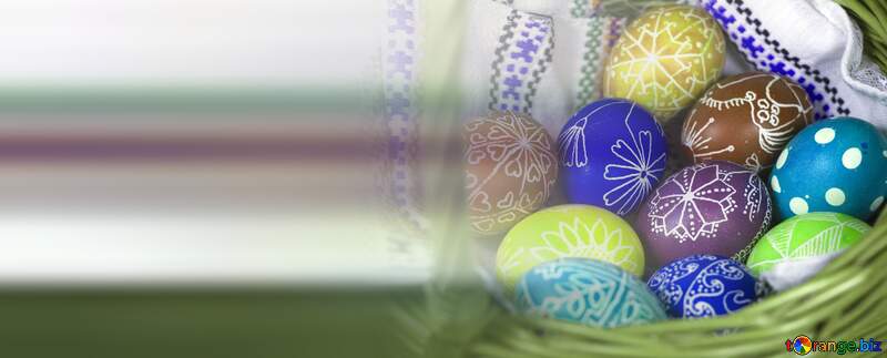 Bright colors. Easter eggs. №12267