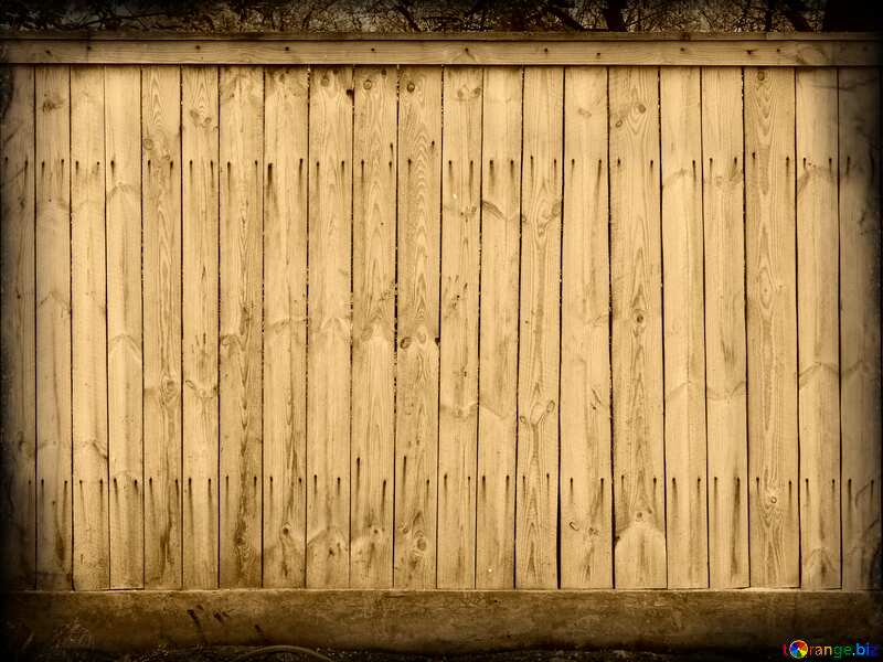Yellow color. Wooden fence. Texture. №632