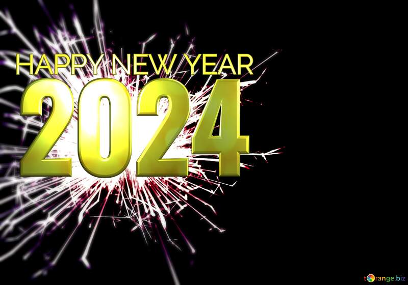 Happy new year 2024 background №25712