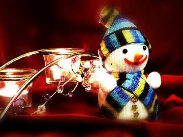 FX №102031  Merry Christmas snowman
