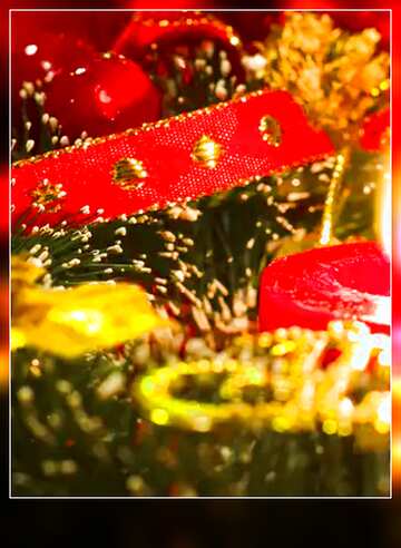 FX №102189 Christmas decoration cards frame