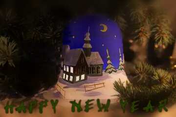 FX №102550 merry christmas and happy new year