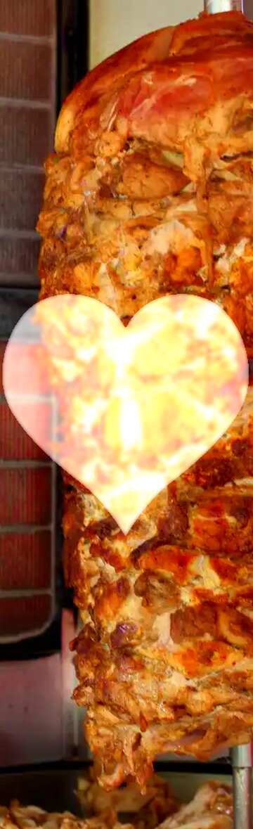 FX №106152 Love  shawarma heart card