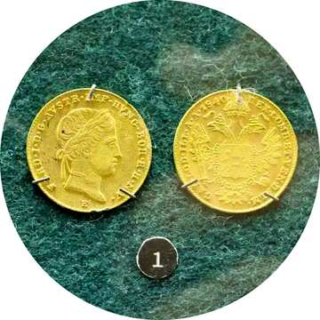 FX №107717 Vintage gold coin