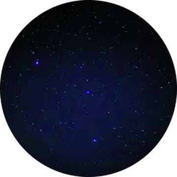FX №108599 Starry sky circle frame
