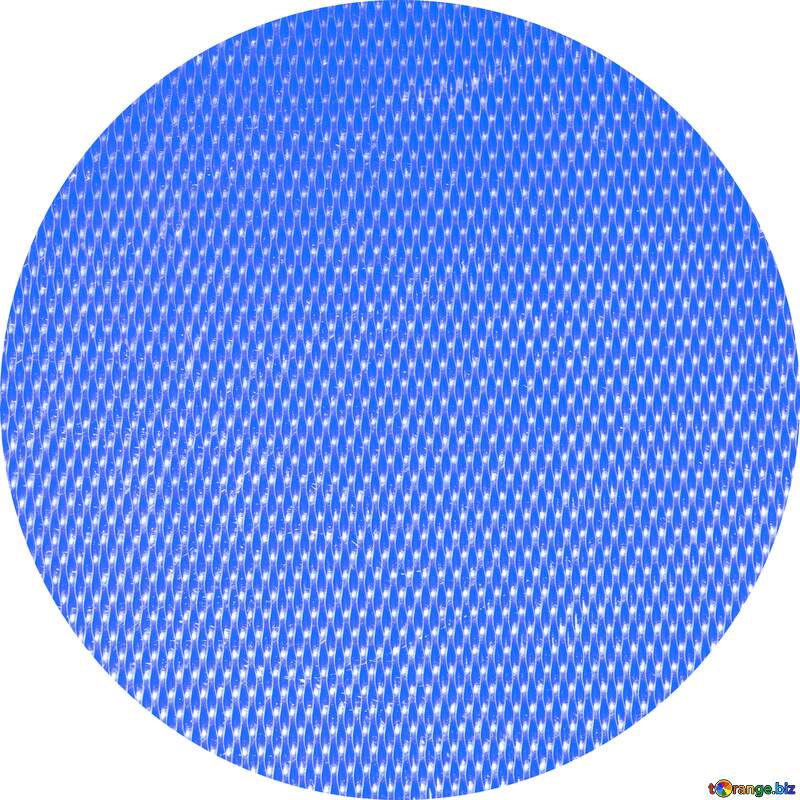 Metal frame circle blue №5641