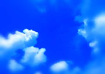 FX №112284 nubes sobre cielo azul