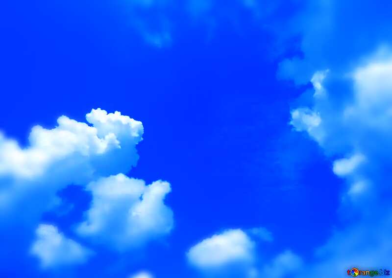 nubes sobre cielo azul №31600