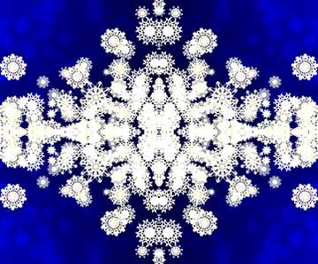 FX №117498 Blue Christmas pattern
