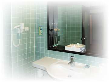 FX №122720 bathroom, mirror, sink, dark