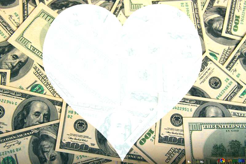 Dollars love background №1505