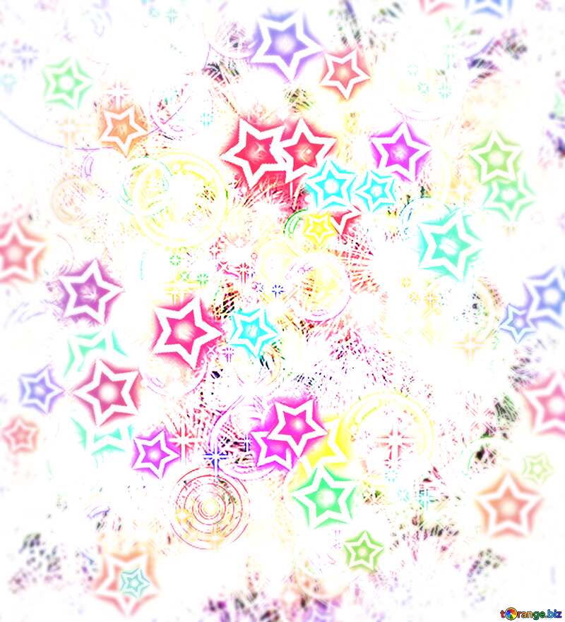 Bright white stars  background №39921