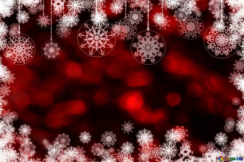 Christmas snowflakes backdrop №40714