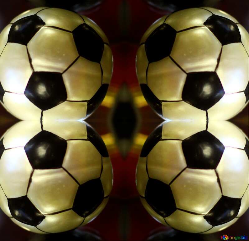  soccer balls pattern №49520