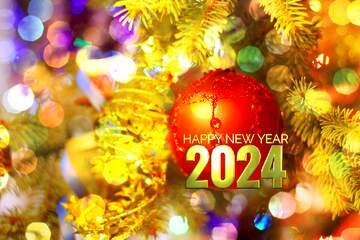 FX №136992 Background for happy new year 2024