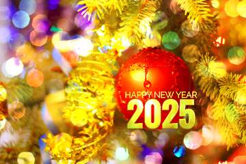 FX №136992 Background for happy new year 2025