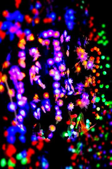 Colored lights background