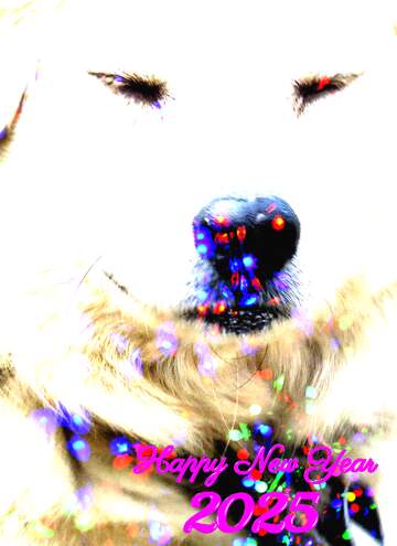 FX №136707 Happy New  Year 2024 dog