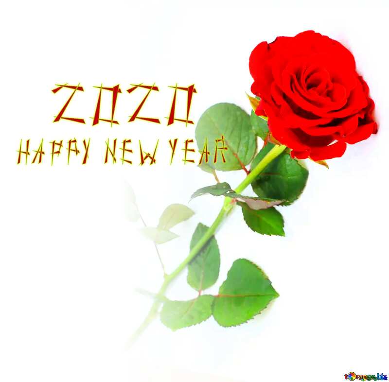 2020 happy new year  Red rose №16891