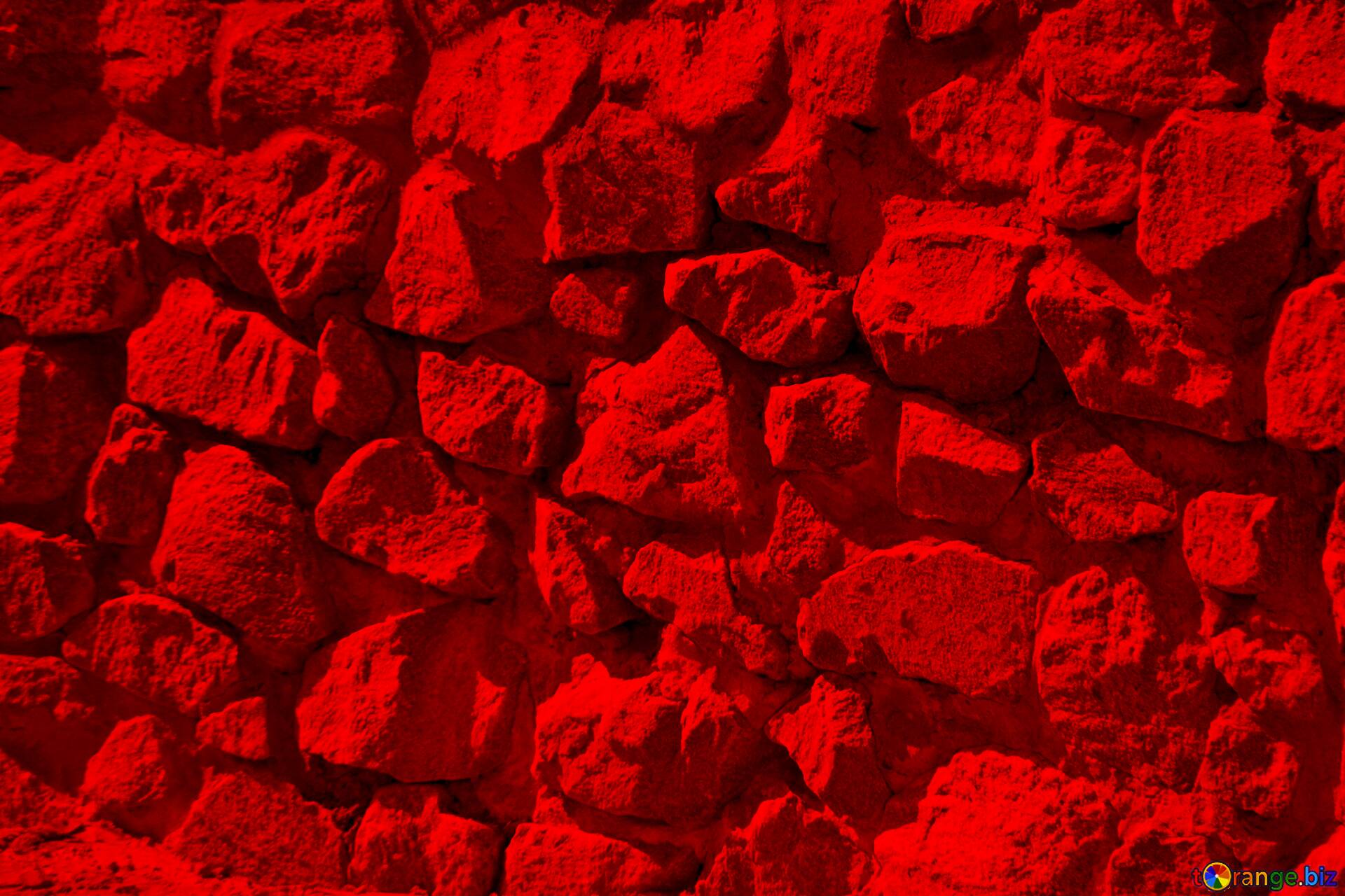Texture red stone wall Download free picture №137646