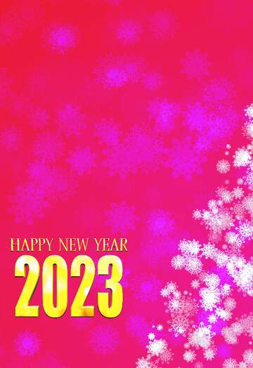FX №137600 New year pink card