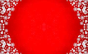 FX №137567 Red Christmas frame