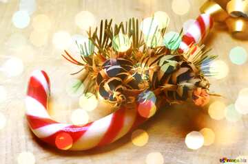 FX №138397 Christmas candy background