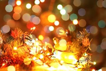 FX №139802 The Bokeh picture on the  desktop wallpaper about Christmas