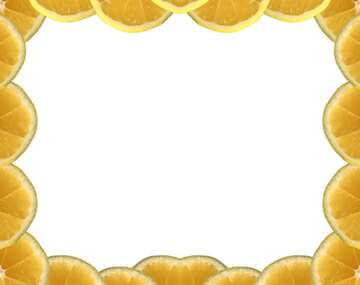 FX №14218 Лимонная рамка
