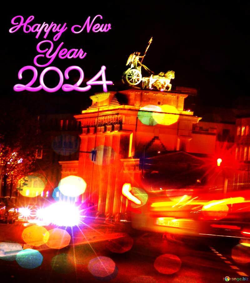 Berlin  happy new  year 2024 №11602