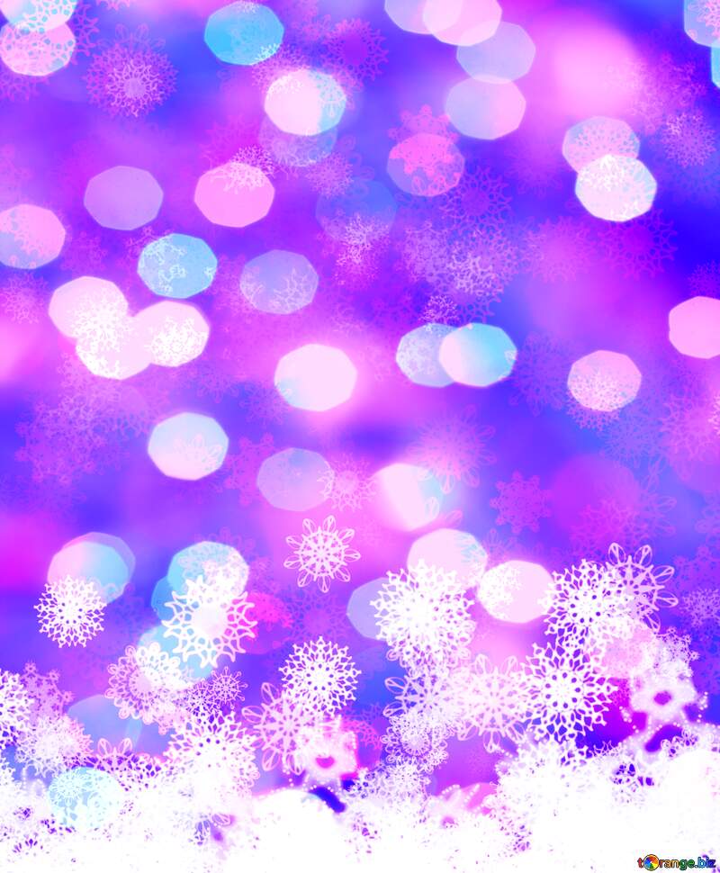 Purple pink graphics design christmas lights winter background pattern №40675