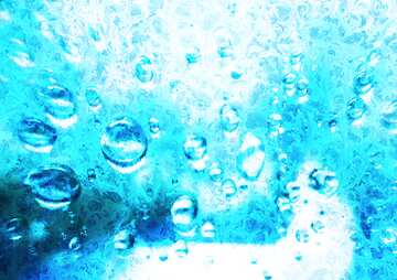FX №143216 Raindrops frozen glass background    