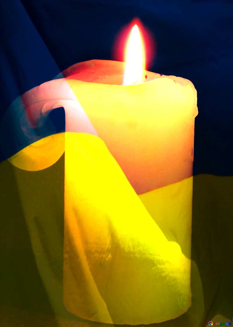 Ukraine candle №6176