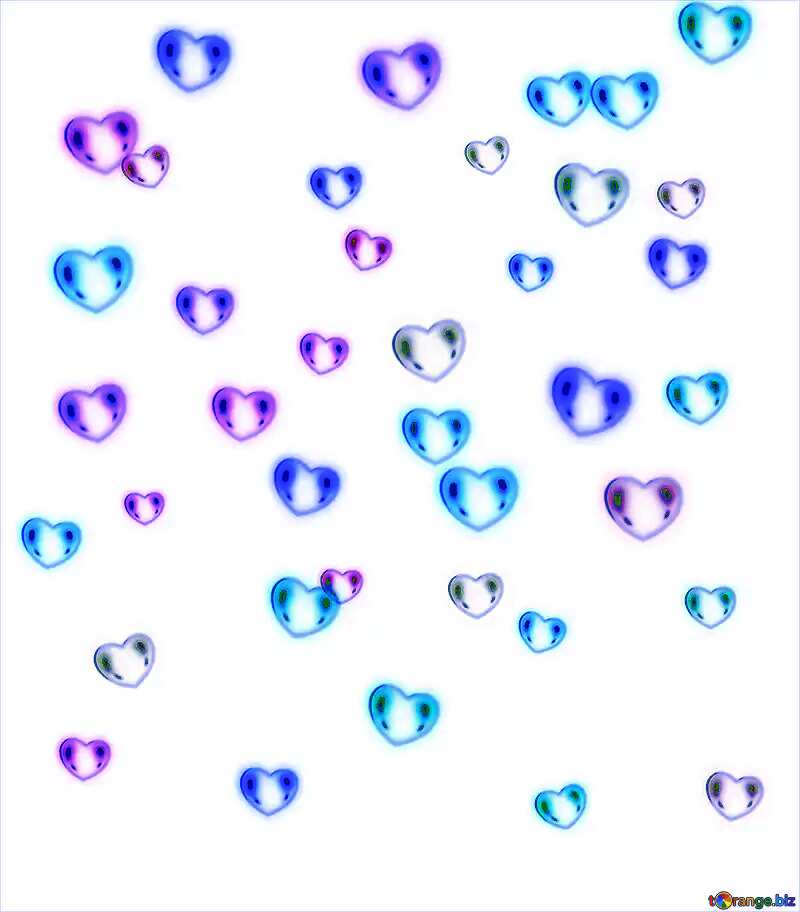 Blue hearts №39946