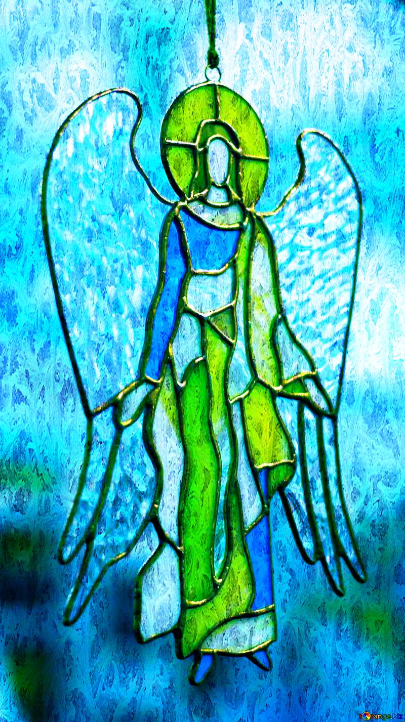 Frozen glass Angel №49161