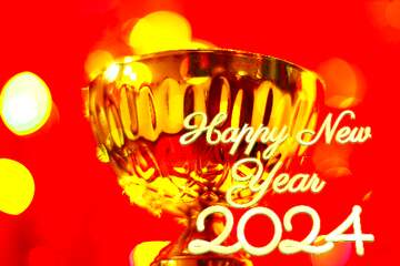 FX №148636 Sports awards 2024 happy new year background