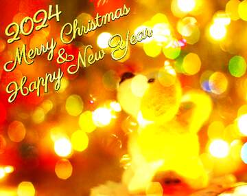 FX №148322 Happy new years 2024 Christmas background Copyspace greetings background.