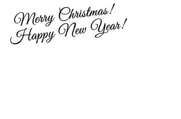 FX №148561 clipart Merry Christmas and Happy New Year!