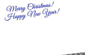 FX №148569 clipart inscription Merry Christmas and Happy New Year!