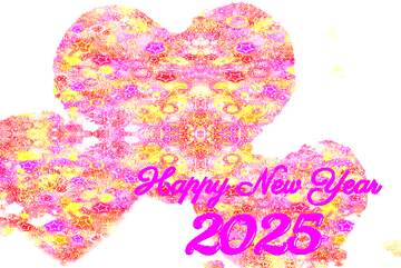 FX №148057 Celebratory hearts nappy new year 2024