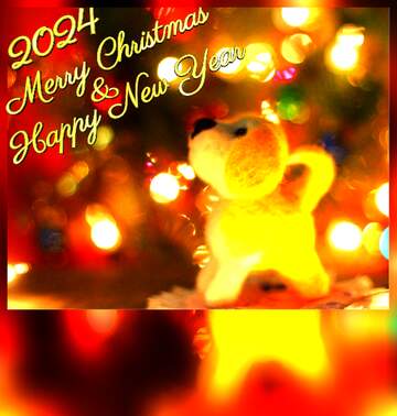 FX №148324 Happy new years 2024 background. Copyspace congratulations. blur frame background
