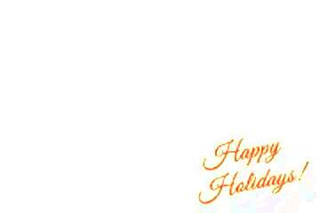 FX №149391 Blue Inscription Happy Holidays    