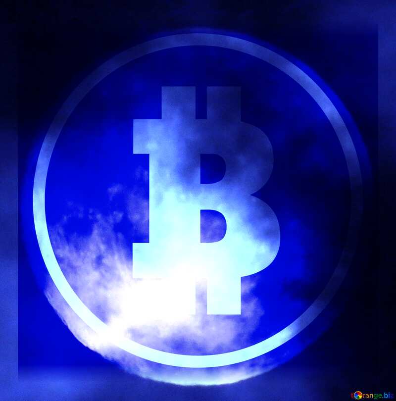 dark blue globe shaped object with something that looks like the letter b bitcoin inside №31508