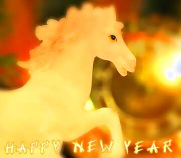 FX №15815 happy new year horse