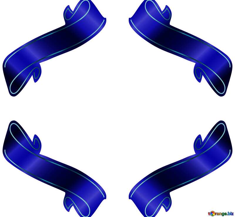 Violet  ribbon frame №49662