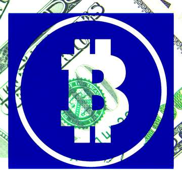 FX №154716 Dollars Bitcoin transfer illustration