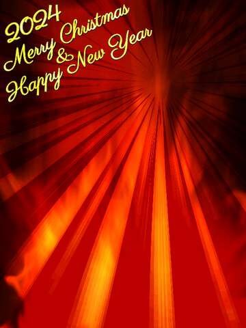 FX №154872 Background. Fire  Wall. Rays sunlight happy new year 2024