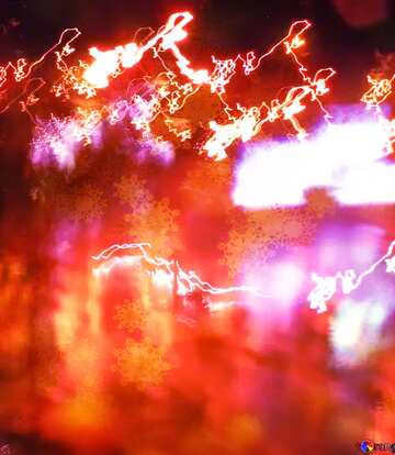 FX №157875 blurry lights at night road
