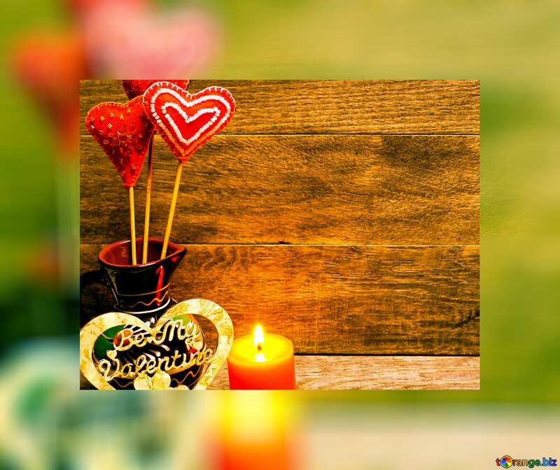 Love background with decorations №49216
